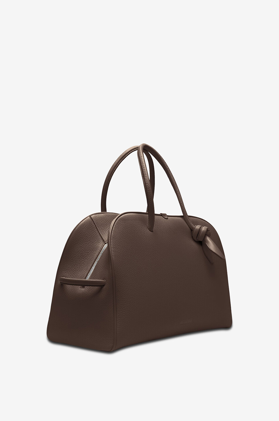 JACQUEMUS Sac à main en cuir grainé Le Grand Turismo Femme MARRON 2