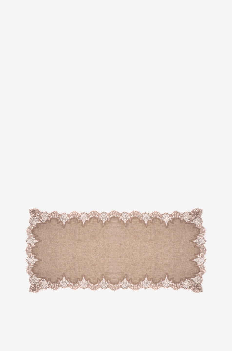 GAYNOR Narciso rectangular lace stole Women BEIGE 1