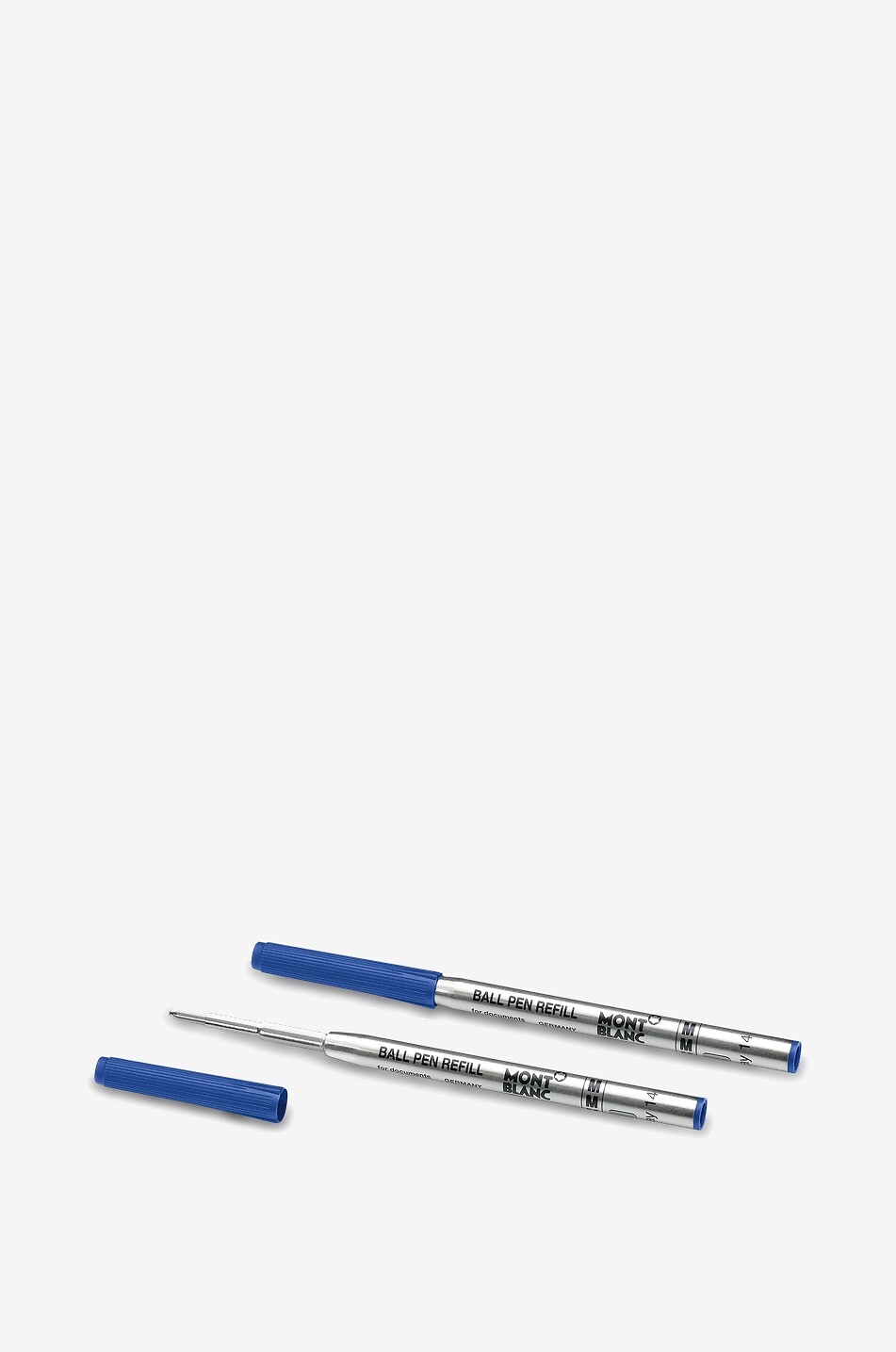 MONTBLANC 2x Kugelschreiberminen, Royal Blue Haus BLAU 2