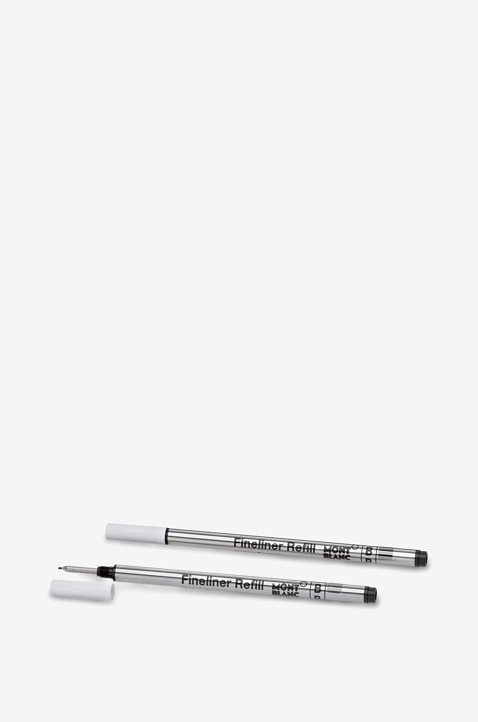 MONTBLANC 2x Recharges pour Feutre Fin, Mystery Black Maison NOIR 2