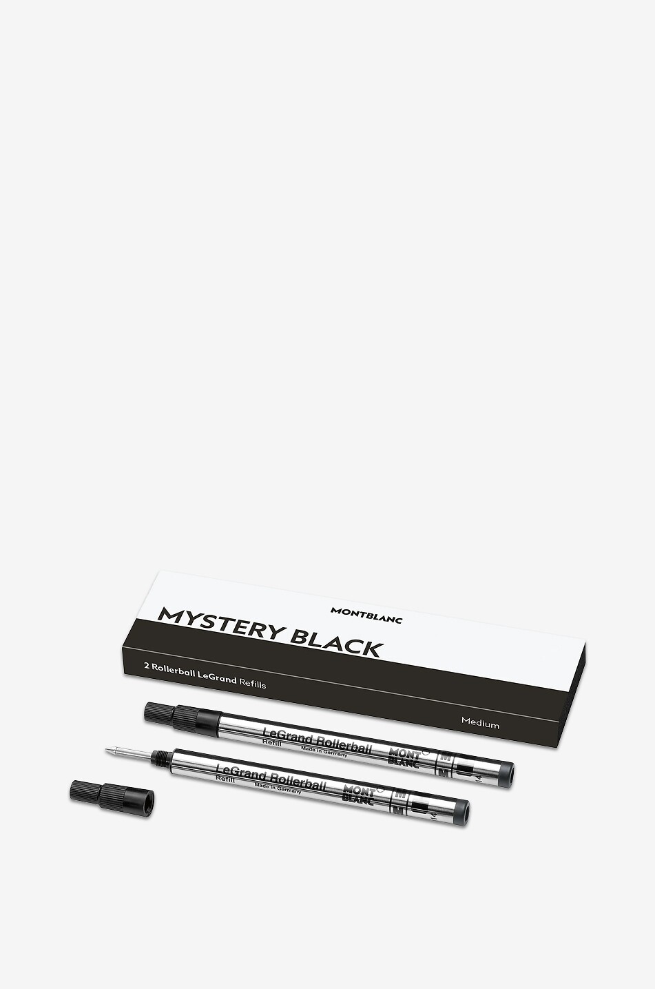 MONTBLANC 2 Rollerball LeGrand Refills, Mystery Black - Medium Home BLACK 1