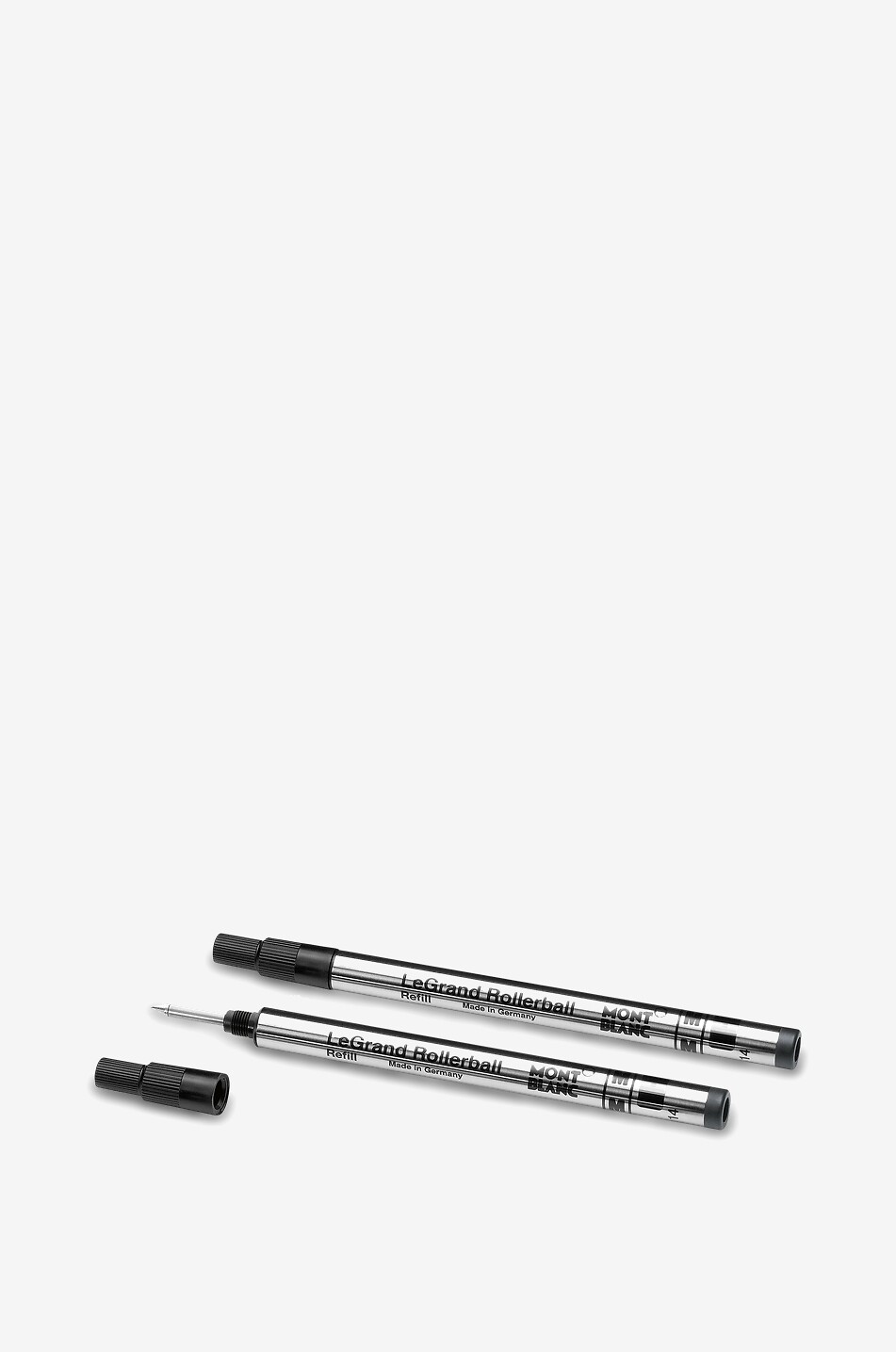 MONTBLANC 2 Rollerball LeGrand Refills, Mystery Black - Medium Home BLACK 2