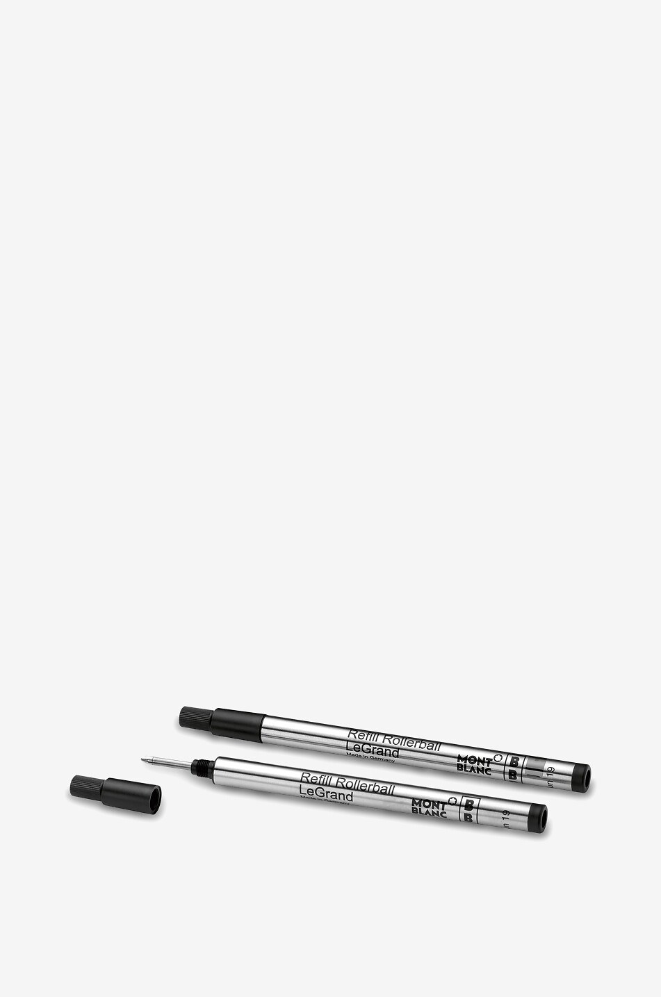 MONTBLANC 2 Rollerball LeGrand Refills, Mystery Black - Broad Home BLACK 2