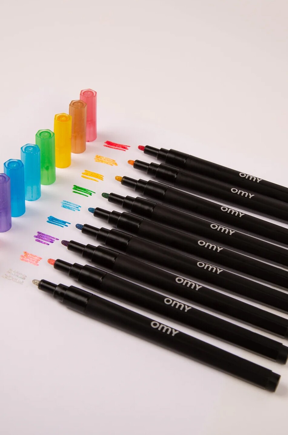 OMY Marqueurs paillettes enfant Glitters Markers Unisexe MULTICOLORE 5