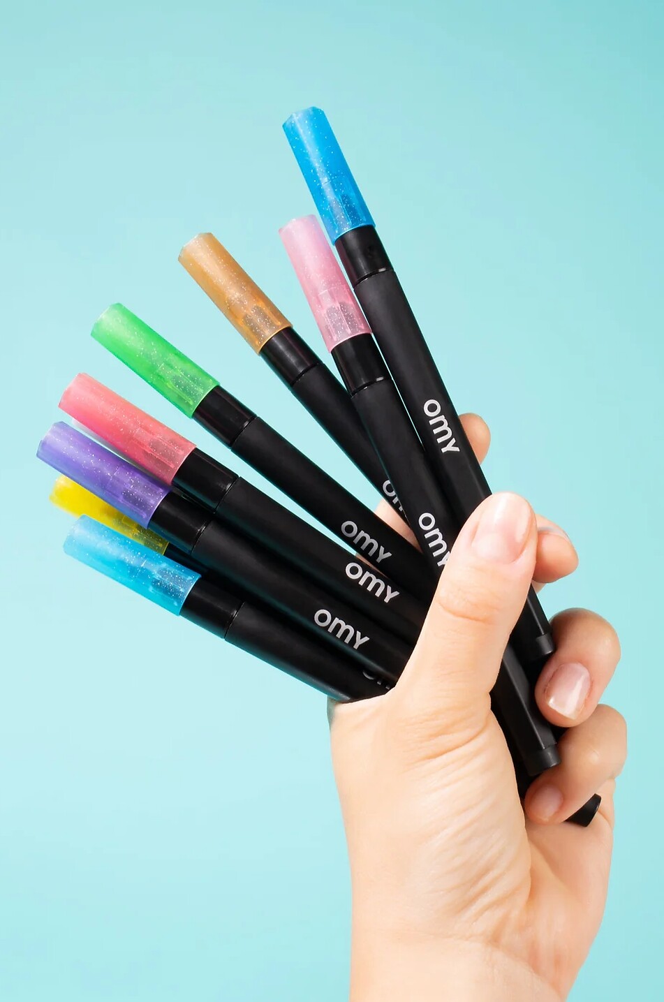 OMY Marqueurs paillettes enfant Glitters Markers Unisexe MULTICOLORE 3