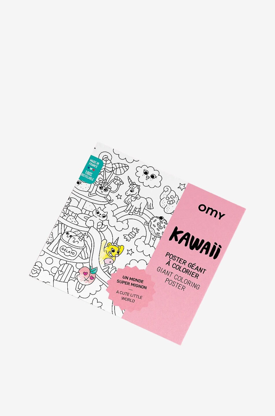 OMY Giant Kawaii children's poster Unisex MULTI COLOURED 1