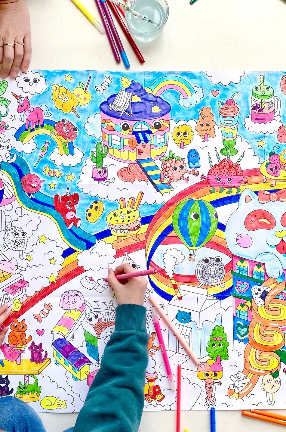 OMY Giant Kawaii children's poster Unisex MULTI COLOURED 3