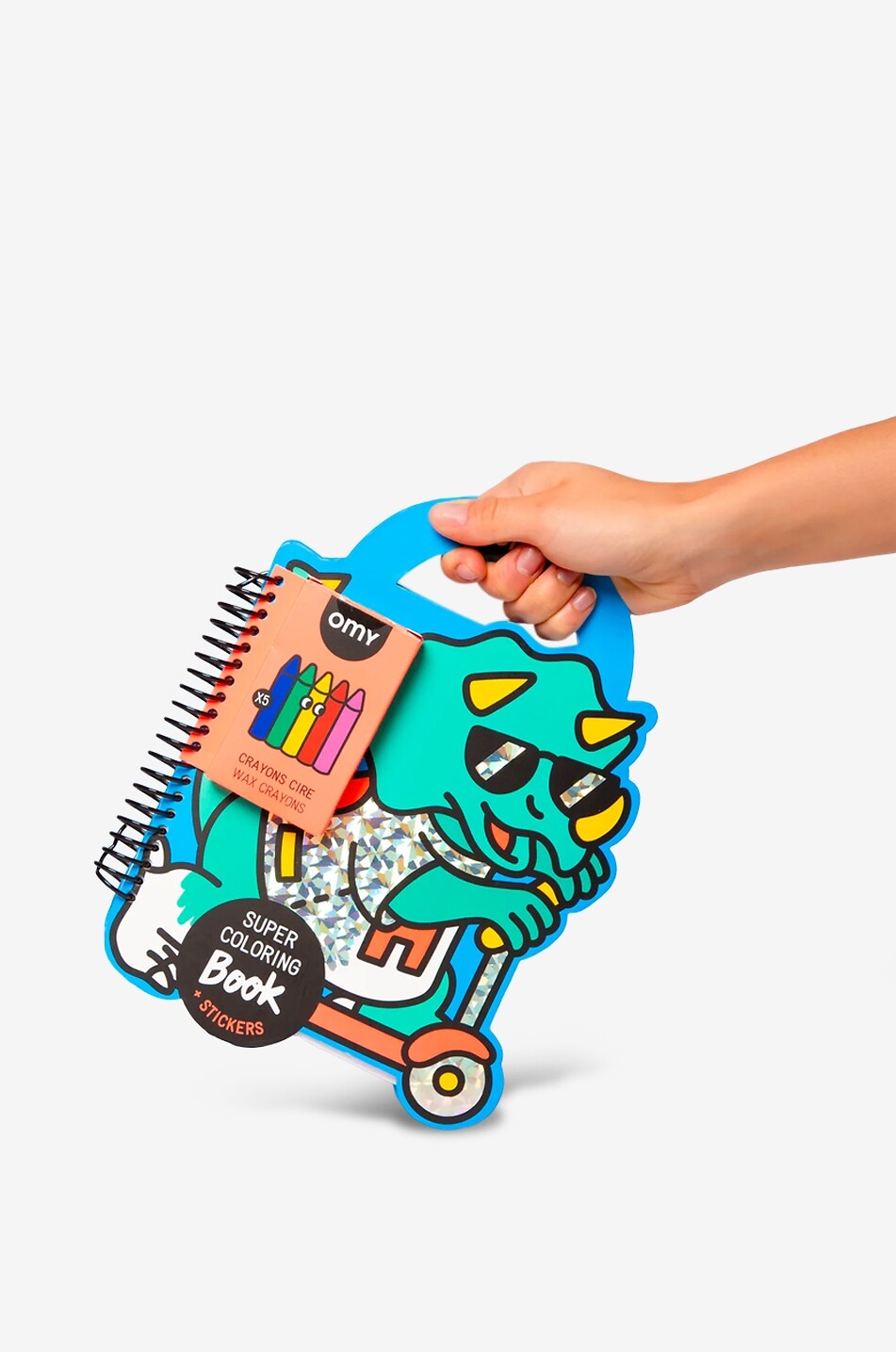 OMY Super cahier de coloriage et d'autocollants enfant Unisexe MULTICOLORE 1