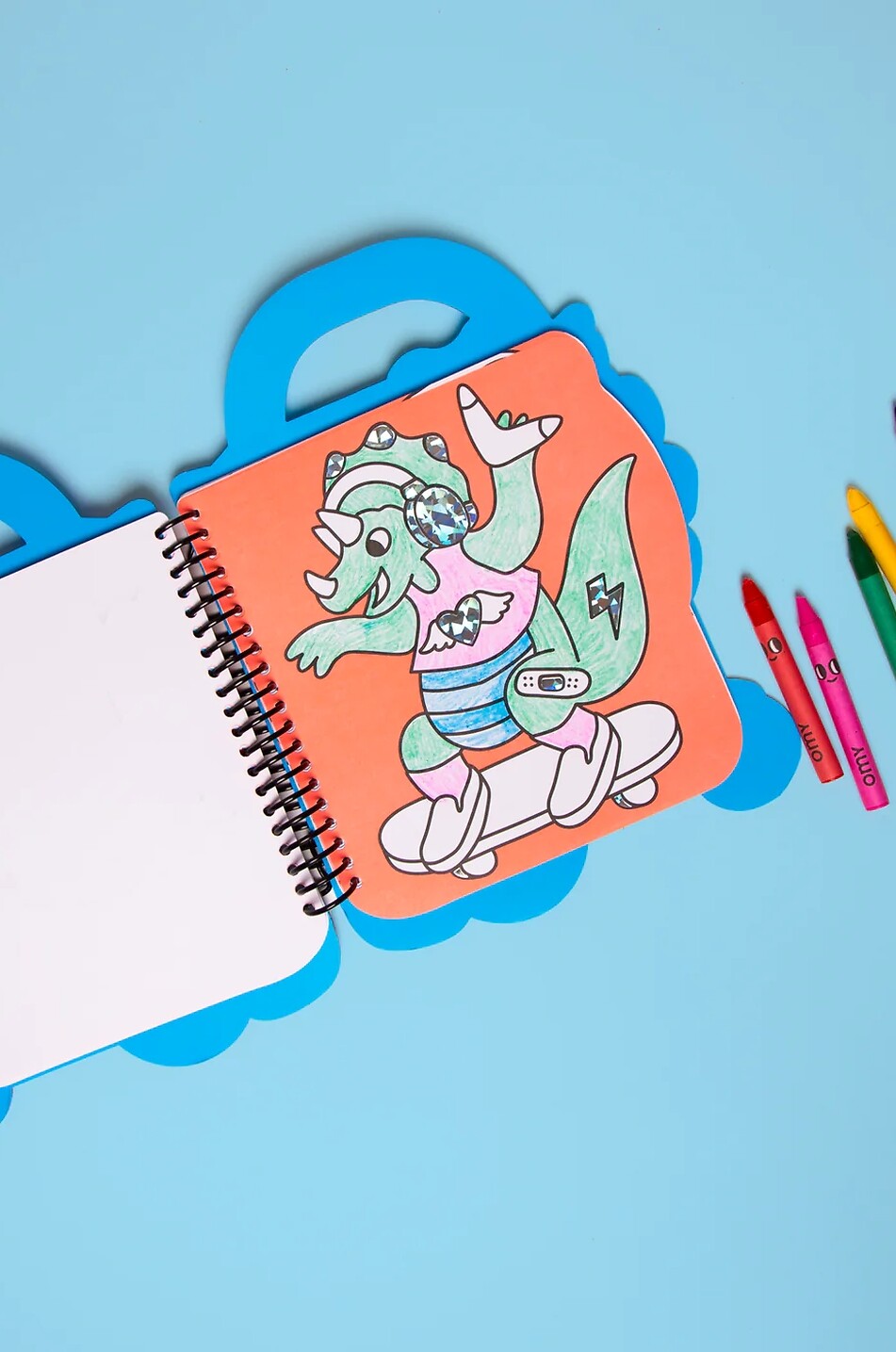 OMY Super cahier de coloriage et d'autocollants enfant Unisexe MULTICOLORE 4