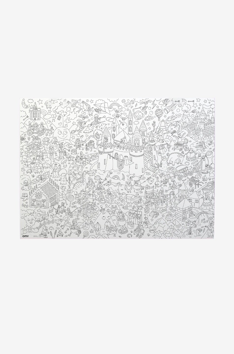 OMY Poster géant enfant Magic Unisexe MULTICOLORE 2