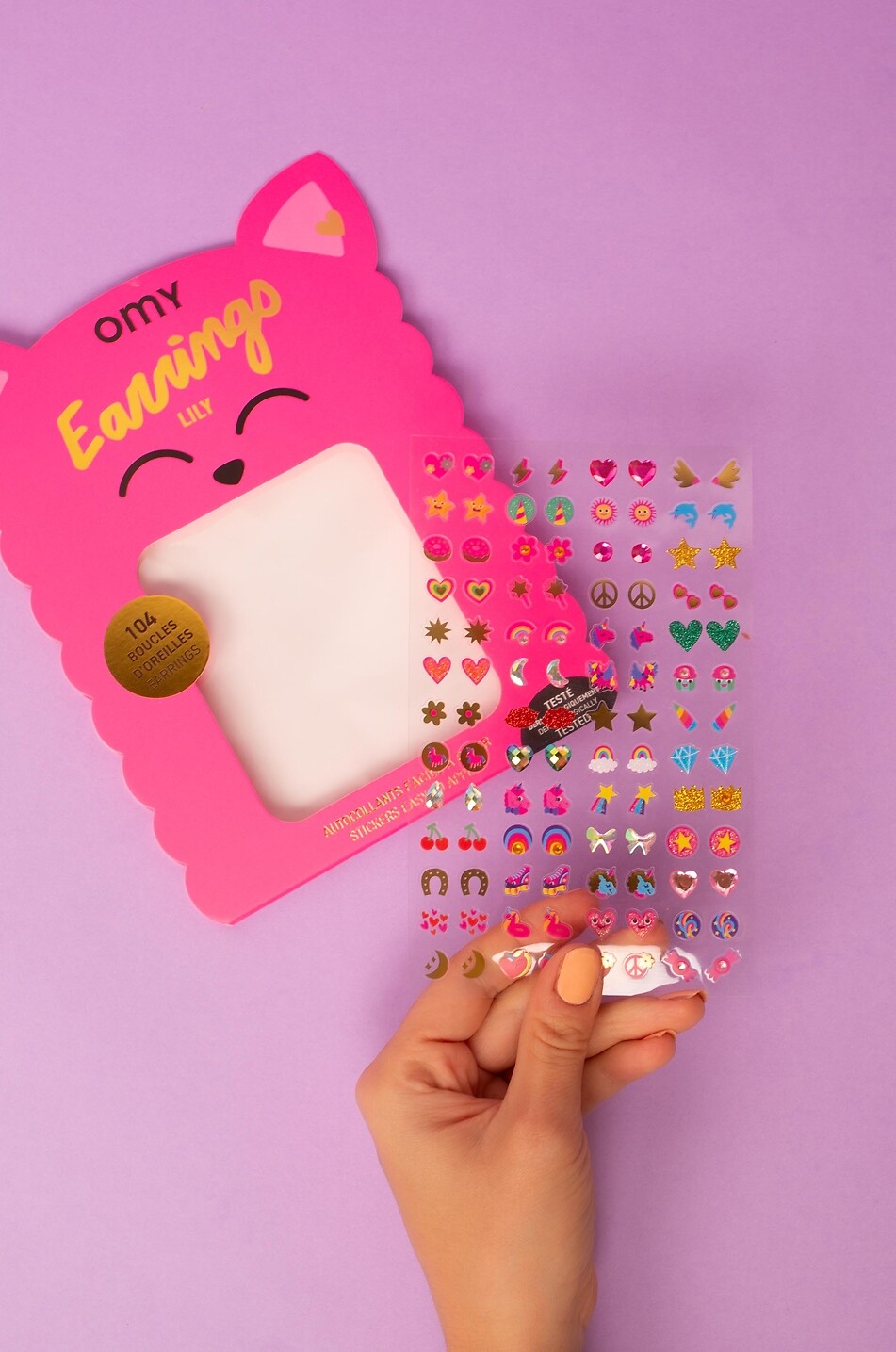 OMY Lily children's ear stickers Unisex MULTI COLOURED 2
