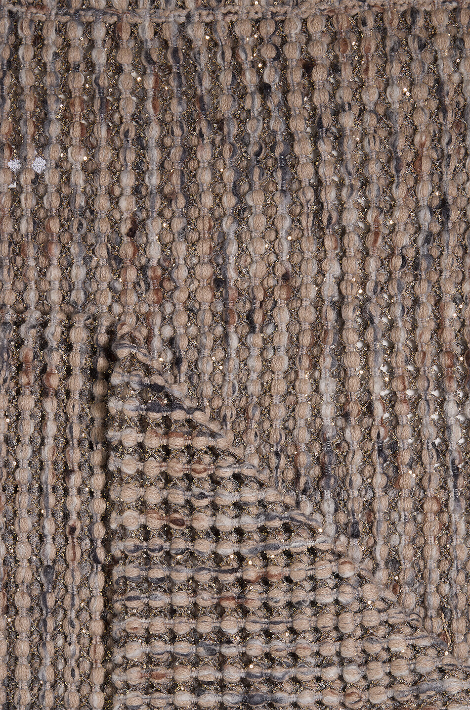 BRUNELLO CUCINELLI Écharpe ajourée en laine et cachemire à sequins Balloon Net Femme MULTICOLORE 2