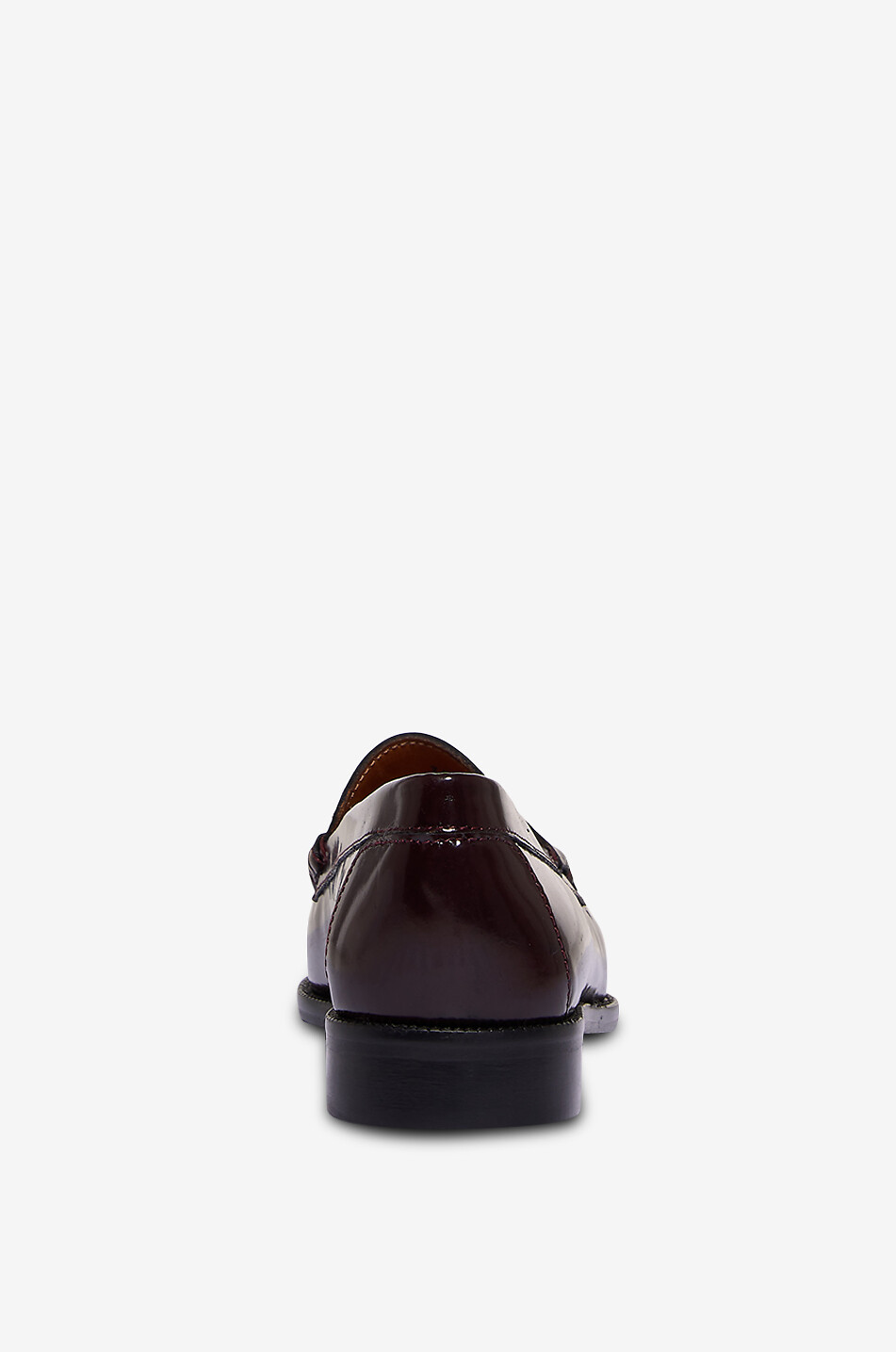 BONGÉNIE Mocassins en cuir verni College Femme ROUGE FONCÉ 4