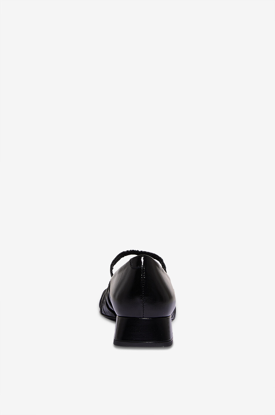 GUGLIELMO ROTTA Mila Cannes 25 gathered leather Mary Jane flats Women BLACK 4