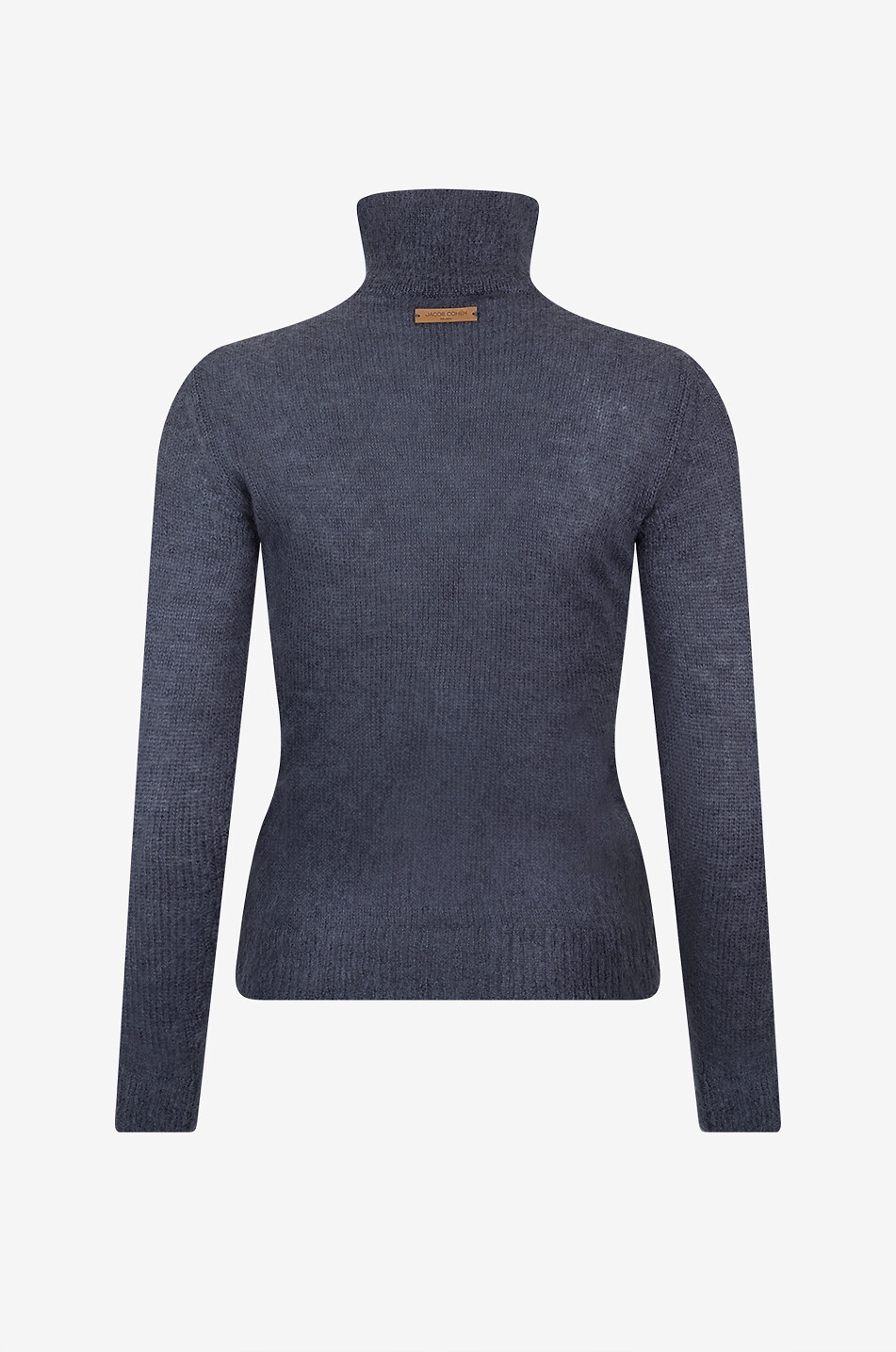 JACOB COHEN Pull col montant en mohair et soie Femme GRIS FONCÉ 2