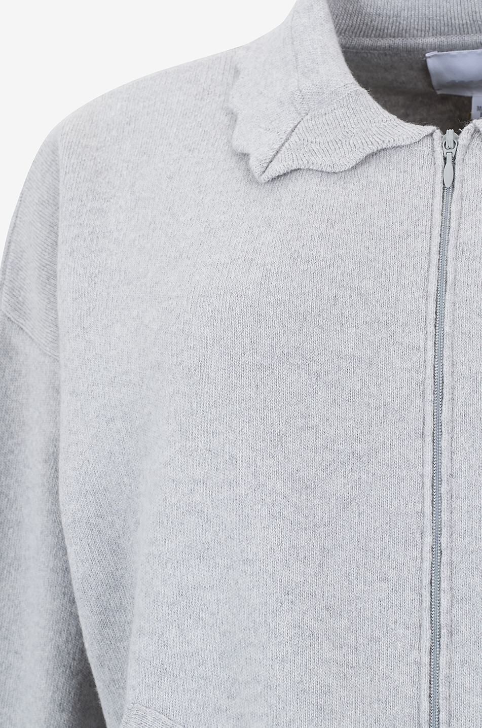 MOLLI Cardigan en maille à col chemise Diego Femme GRIS 3