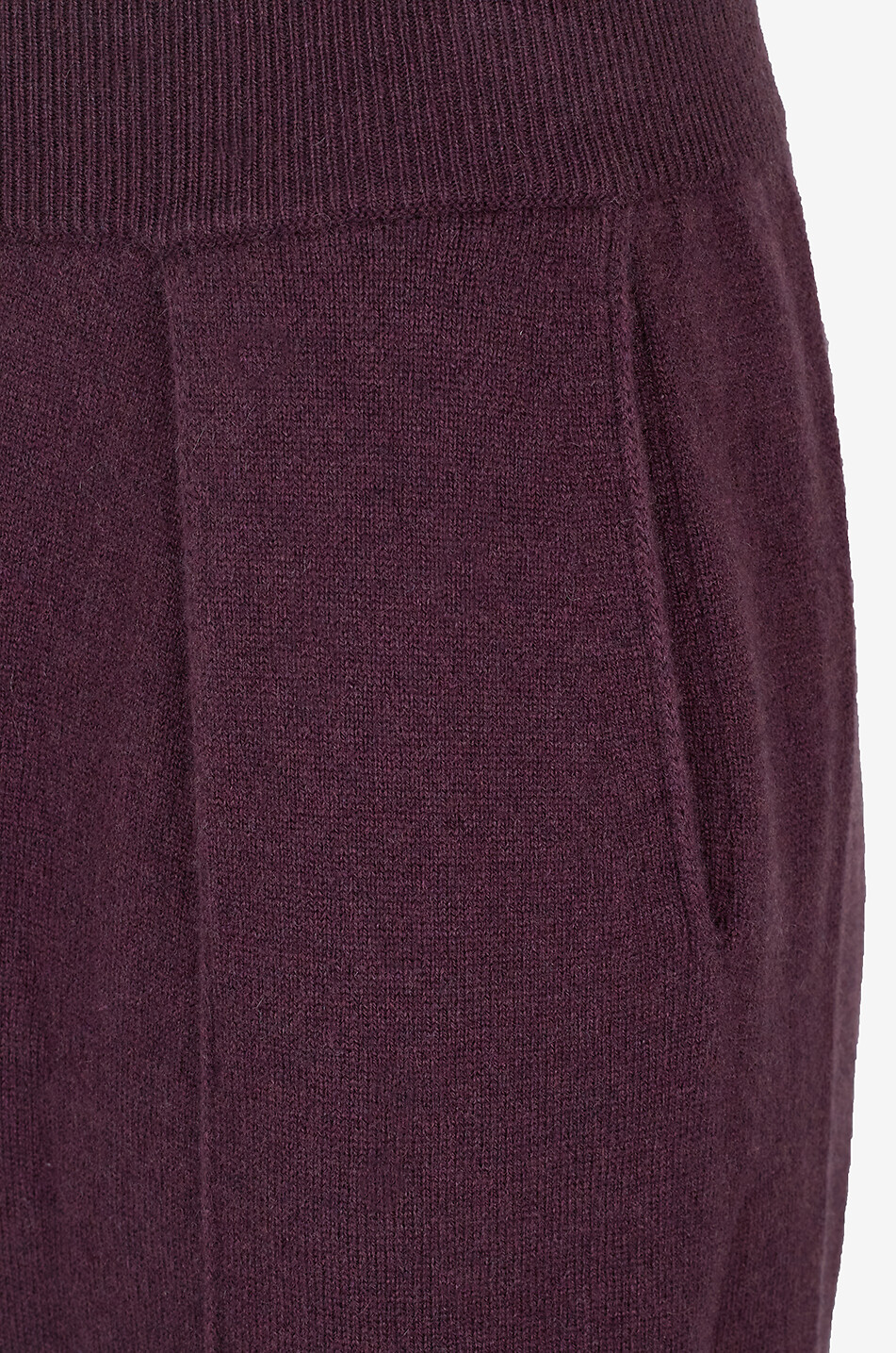 PANICALE Pantalon de jogging en maille à coupe carotte Femme ROUGE FONCÉ 3