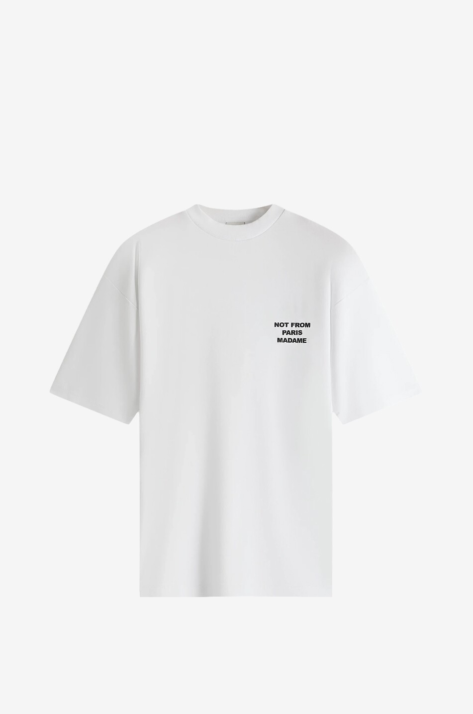DROLE DE MONSIEUR T-shirt à manches courtes en coton Le T-Shirt Slogan. Homme BLANC 2