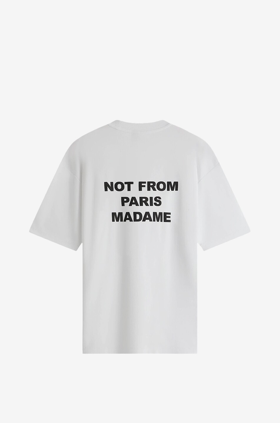DROLE DE MONSIEUR T-shirt à manches courtes en coton Le T-Shirt Slogan. Homme BLANC 4