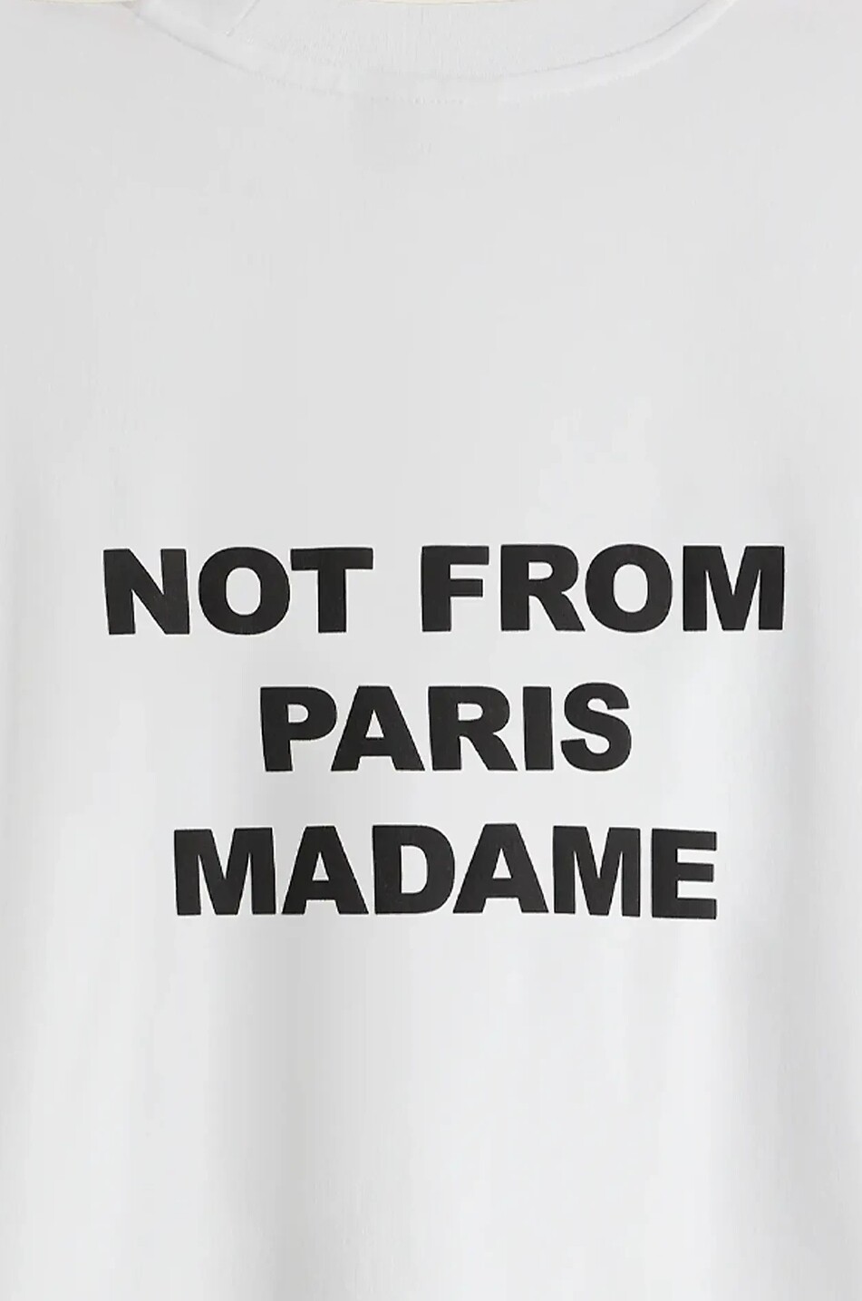 DROLE DE MONSIEUR T-shirt à manches courtes en coton Le T-Shirt Slogan. Homme BLANC 6