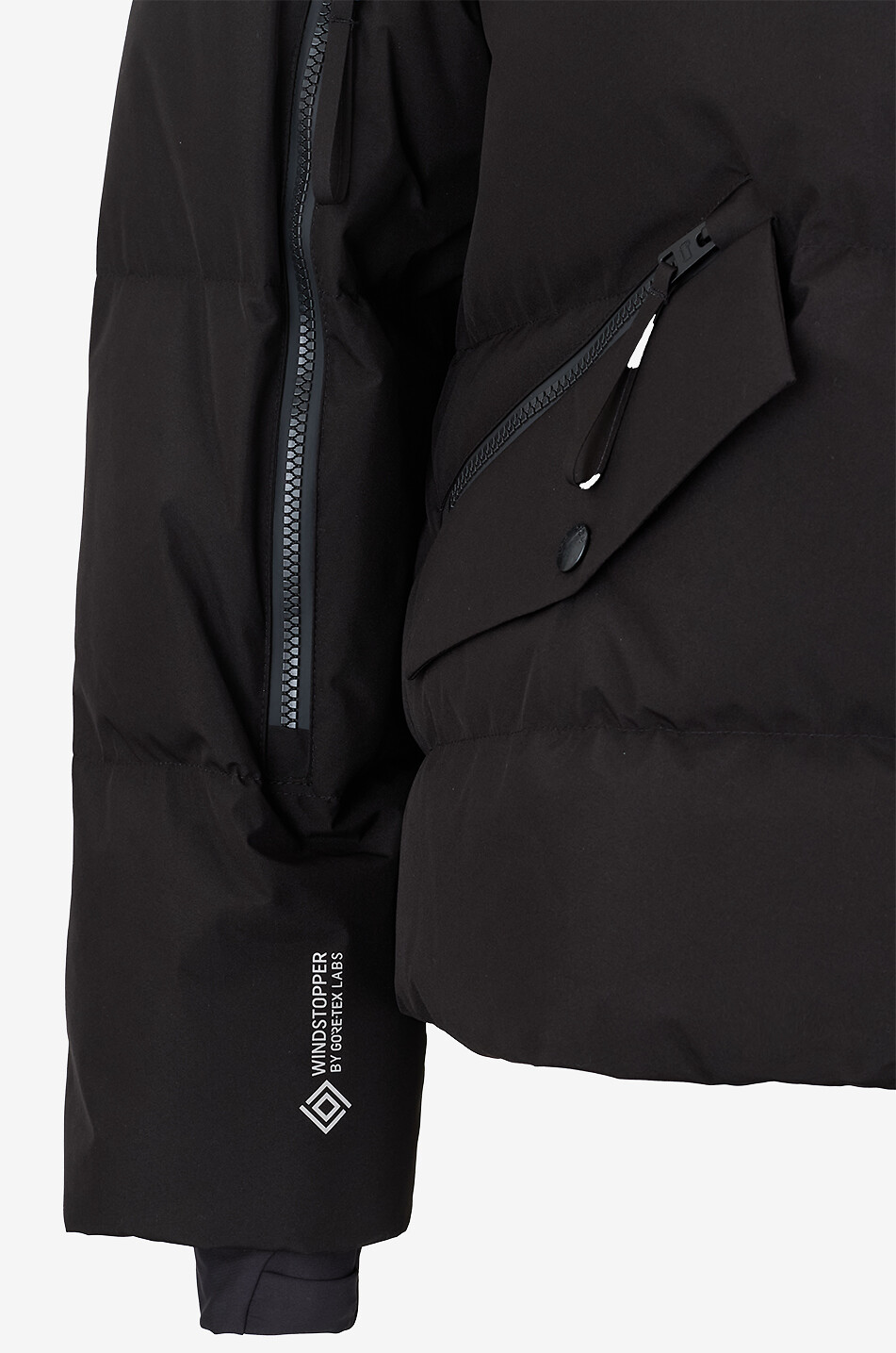 WOOLRICH Kurze Daunenjacke aus GTX-Funktionsstoff Short Damen SCHWARZ 3