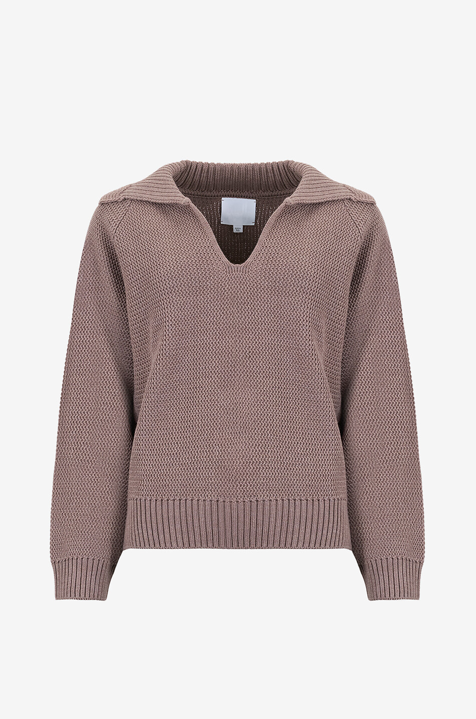 MOLLI Santo scalloped collar knit pullover Women BROWN 1