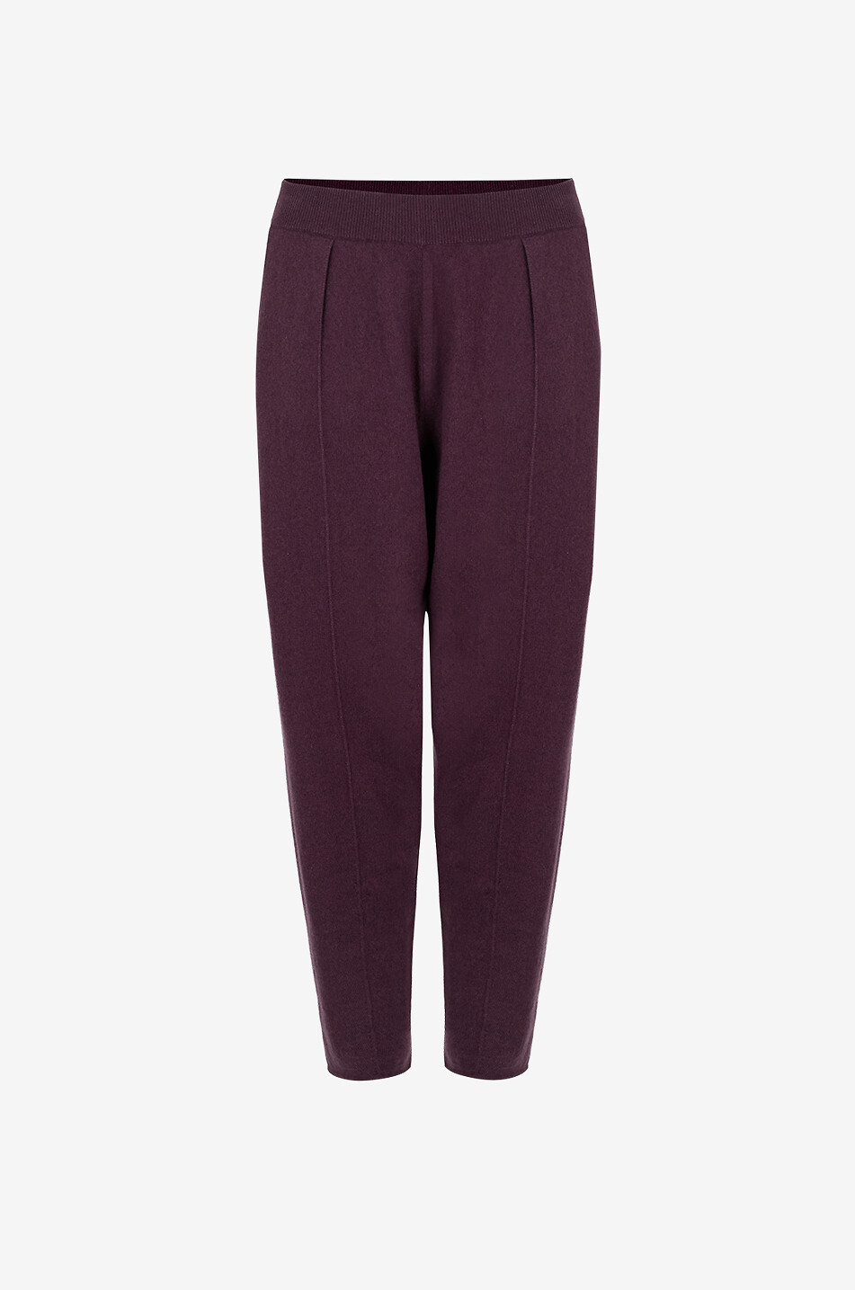 PANICALE Pantalon de jogging en maille à coupe carotte Femme ROUGE FONCÉ 1