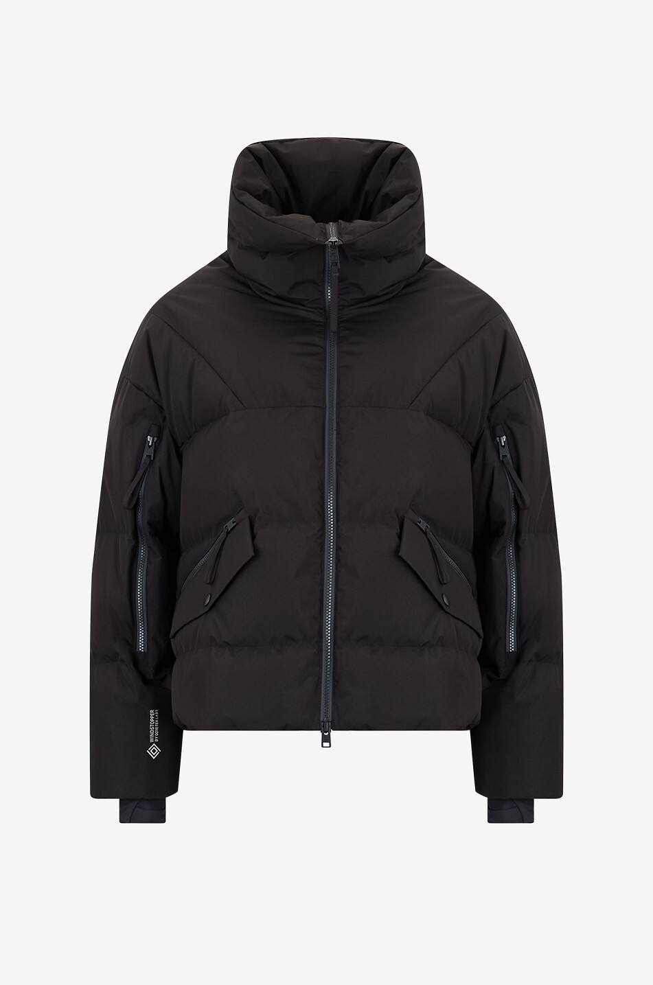 Kurze Daunenjacke aus GTX-Funktionsstoff Short