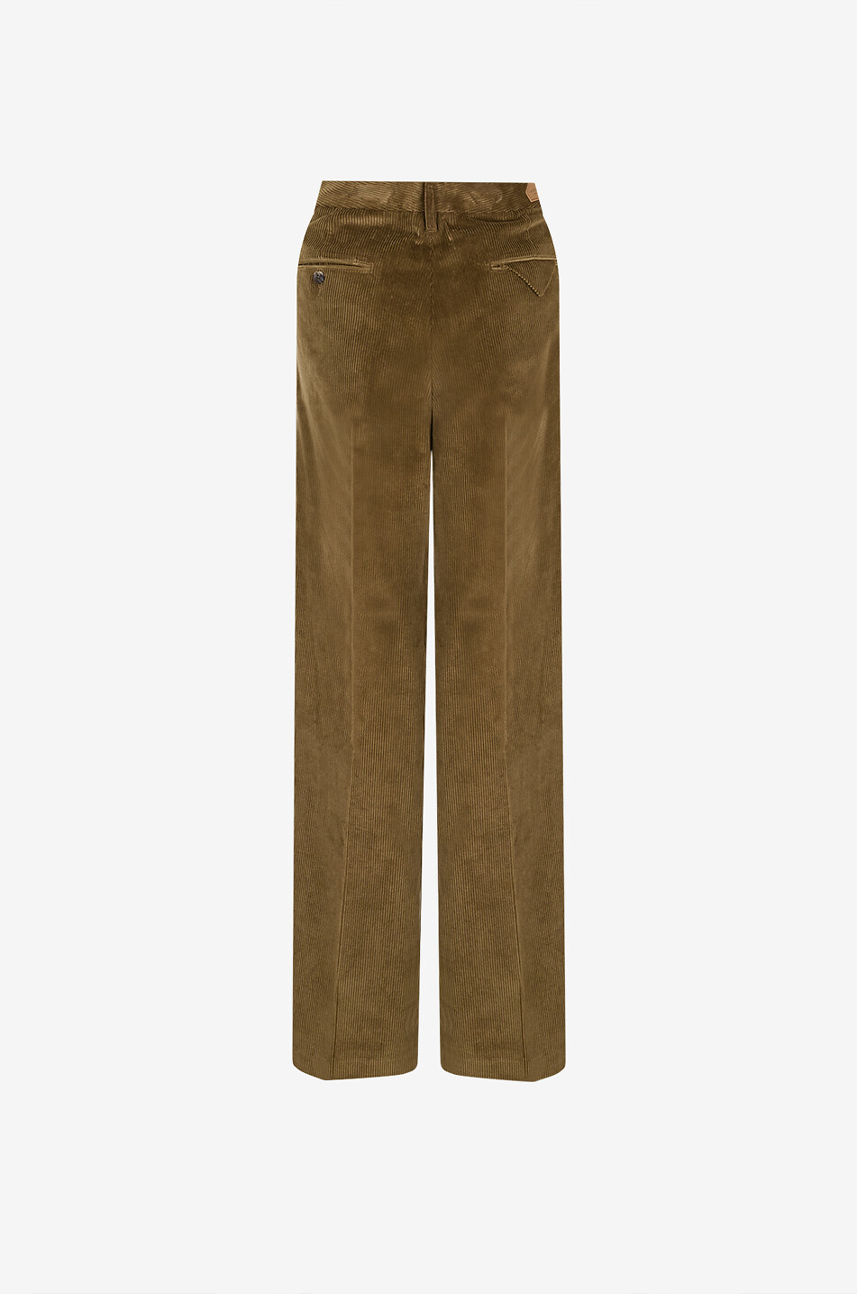 JACOB COHEN Isabel corduroy straight trousers Women DARK GREEN 2