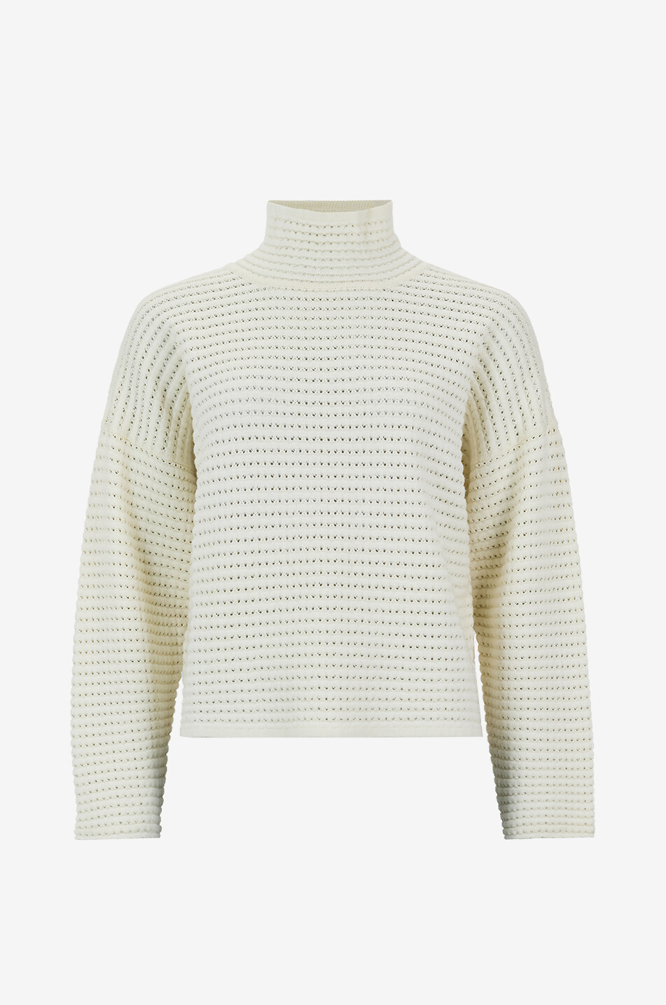Desert oversized ribbed turtleneck jumper