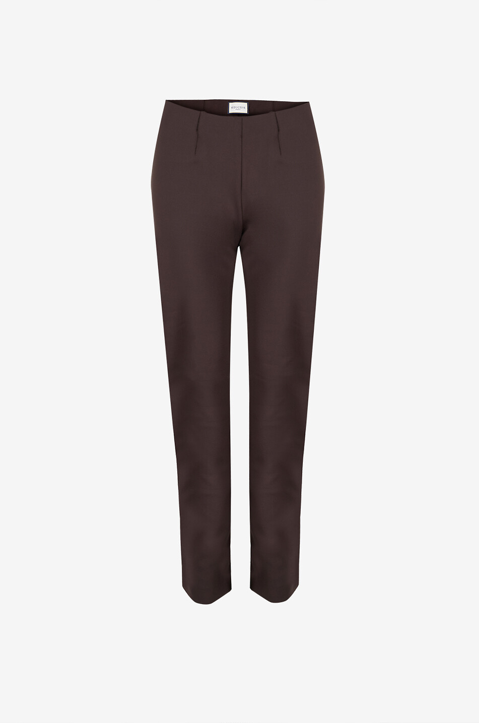 SEDUCTIVE Cindessa technical jersey slim fit trousers Women DARK BROWN 1