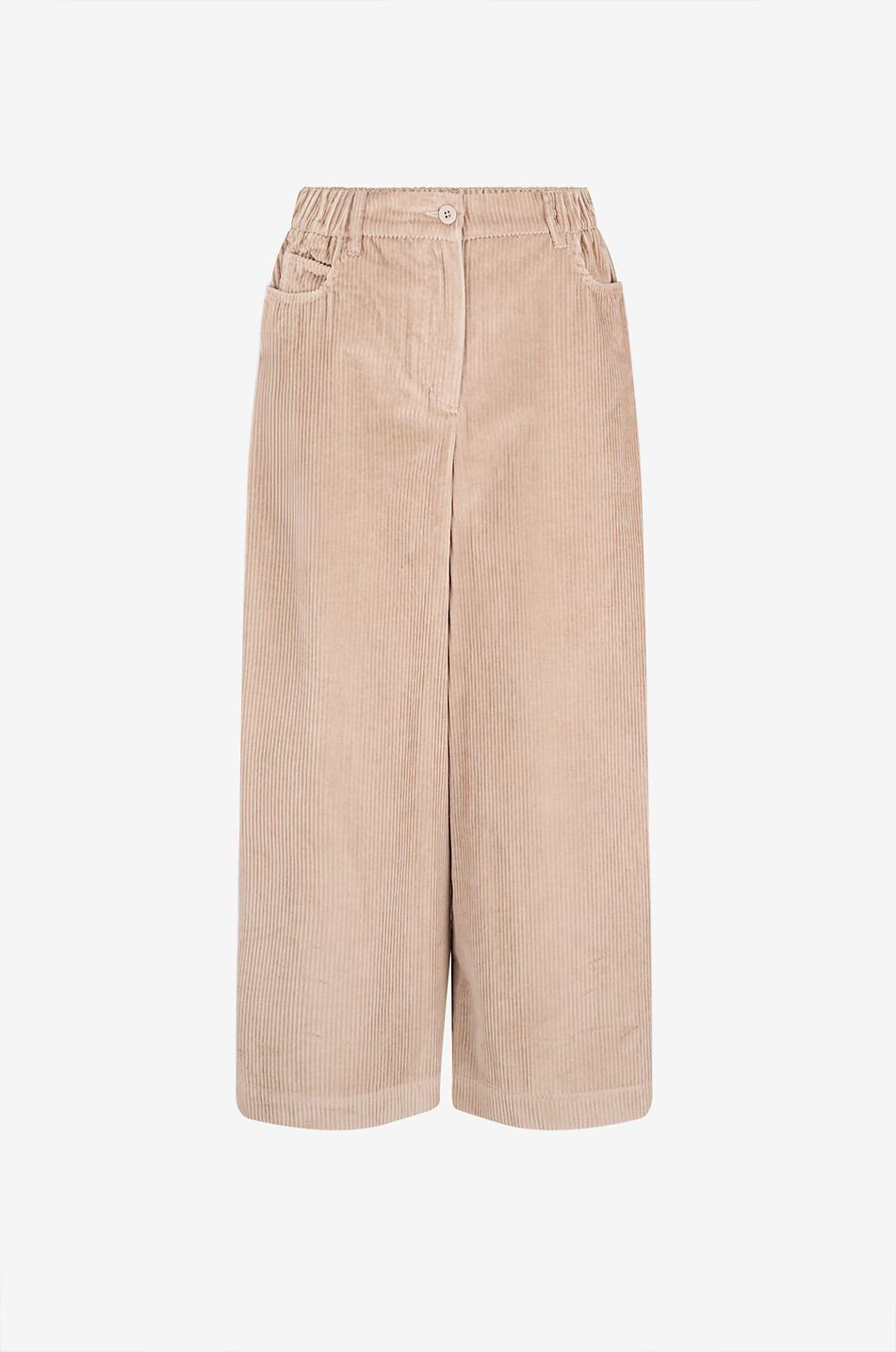WEEKEND MAX MARA Pantalon droit en velours côtelé Ursola Femme BEIGE 1