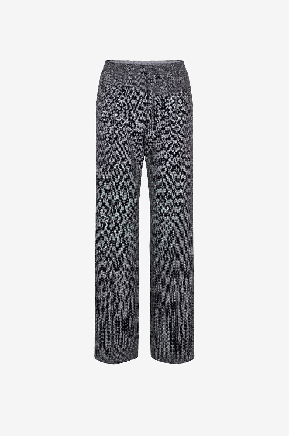 Zelma herringbone straight trousers