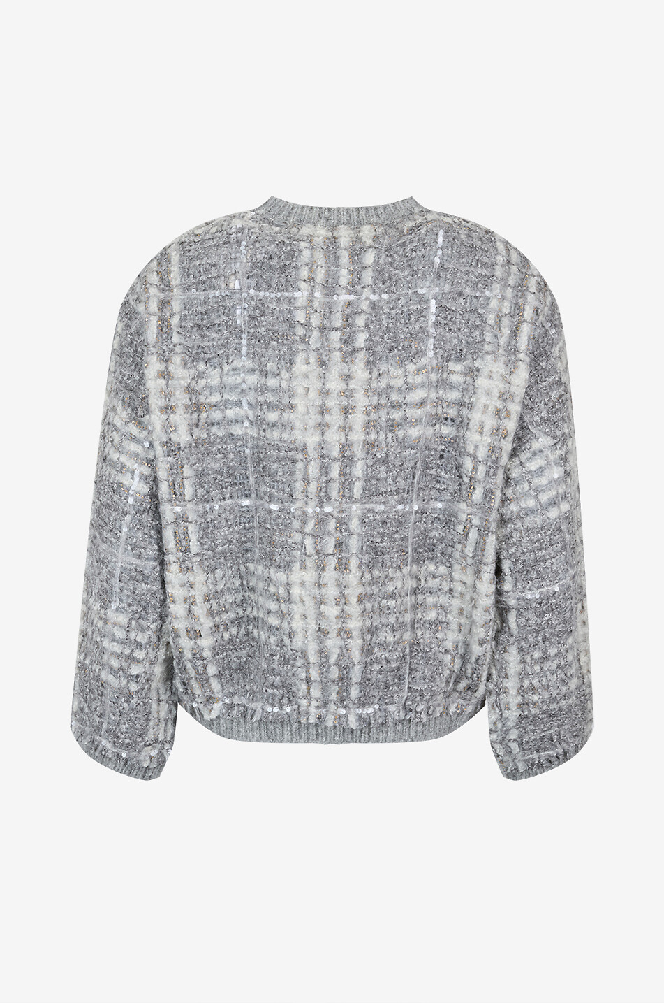 Pull à carreaux en mohair et alpaga Dazzling Tartan BRUNELLO