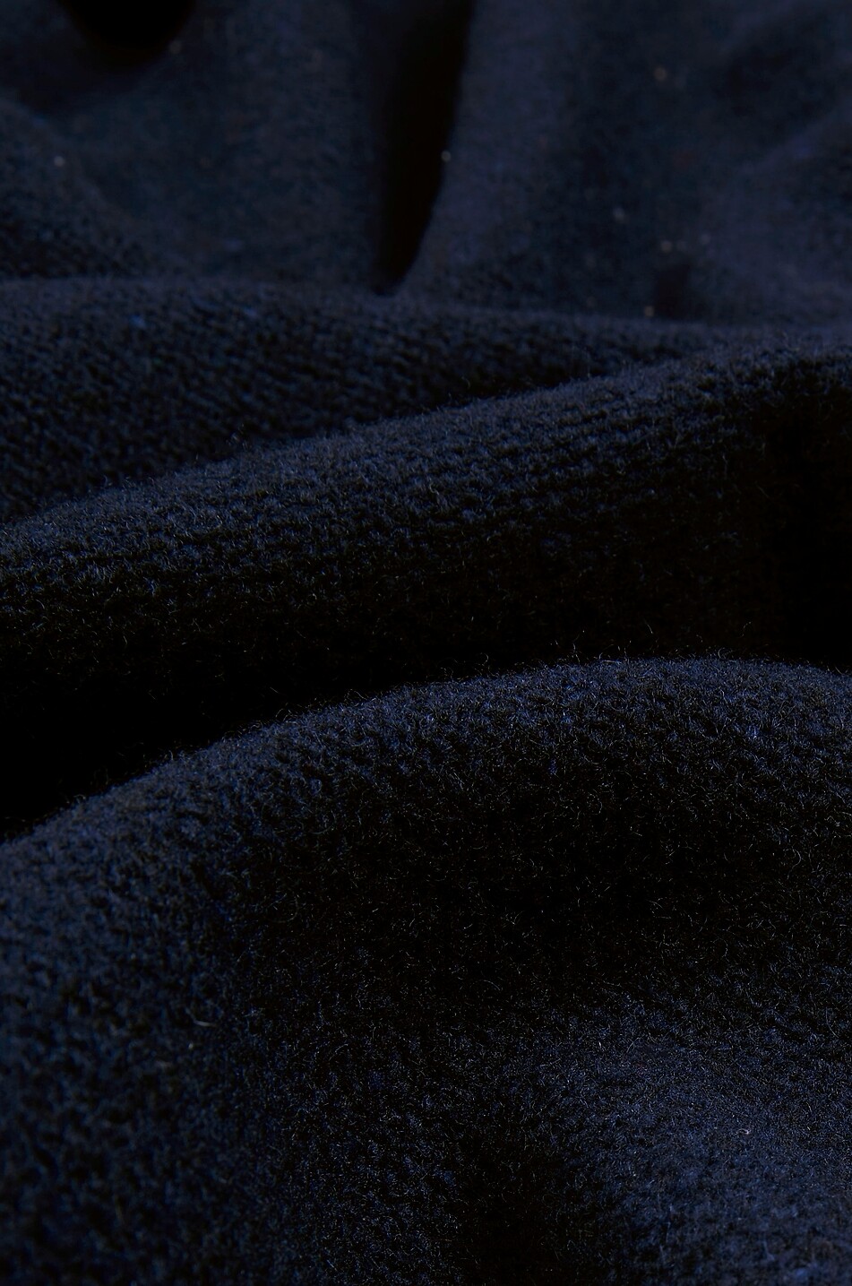 DRAKES Long wool coat with raglan sleeves Men DARK BLUE 4