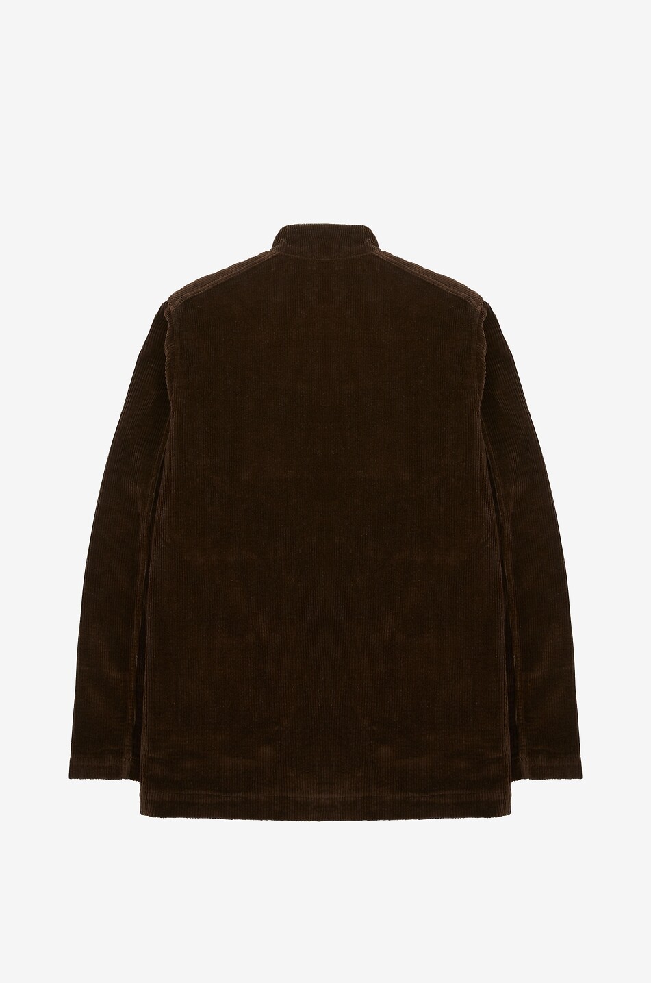 DRAKES Kurze Kordsamtjacke mit Hemdkragen Herren DUNKELBRAUN 2