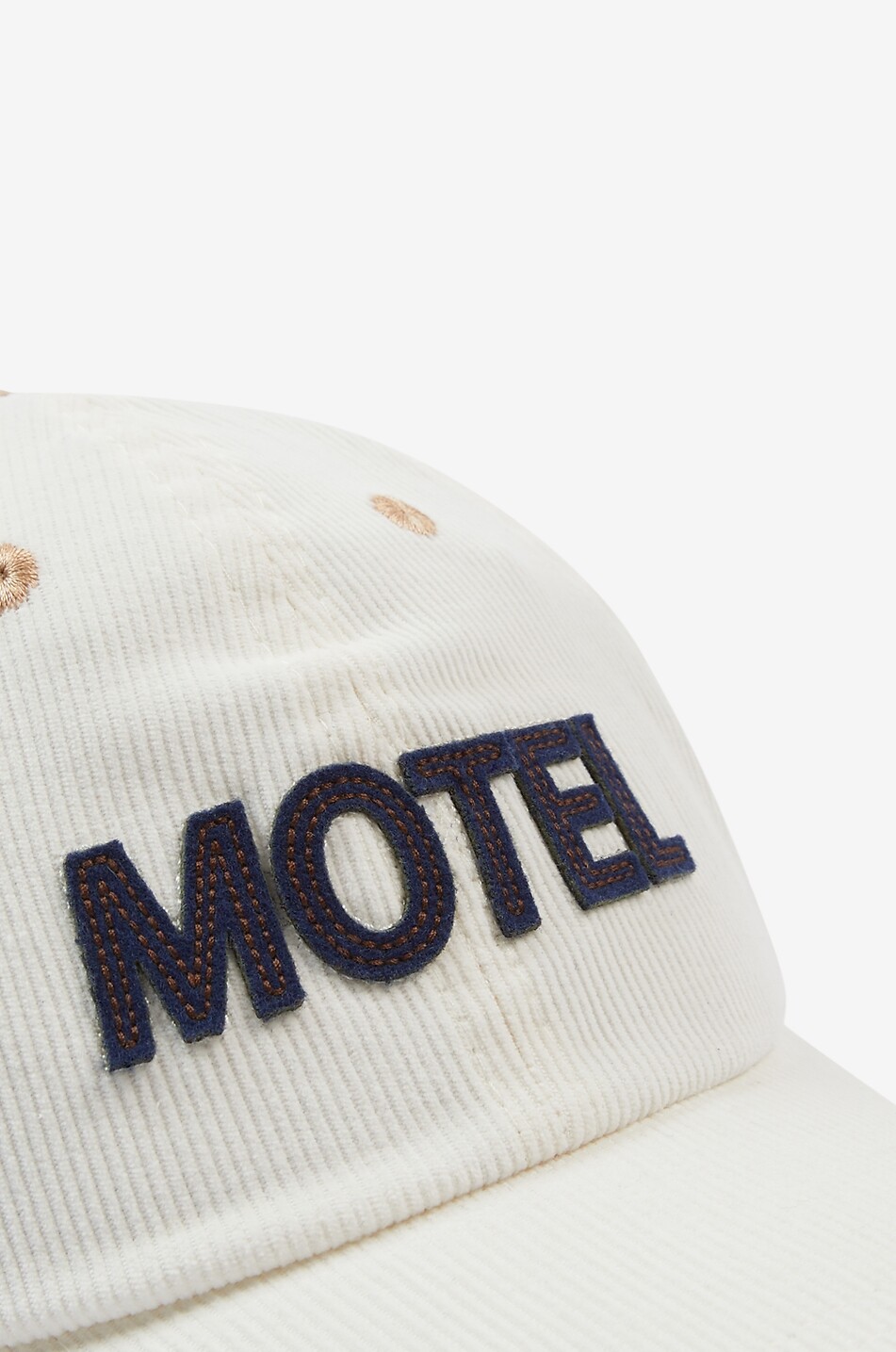 モンクレール　LOGO パッチ　 CAP White 新品　未使用！ Cross stitch logo patch gabardine baseball cap - MONCLER - WHITE