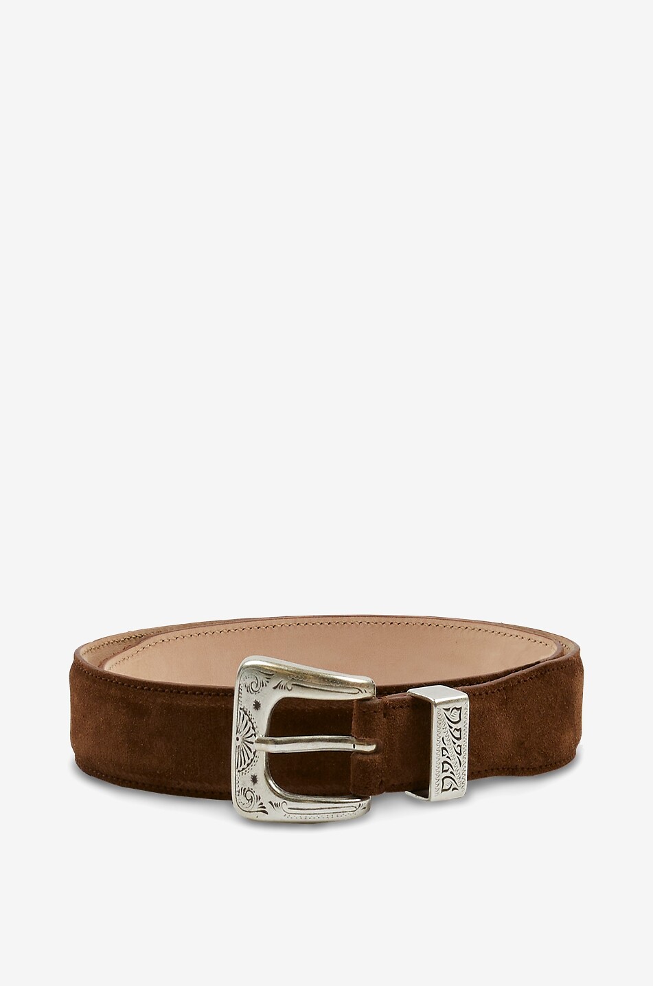 Western suede belt 3 cm