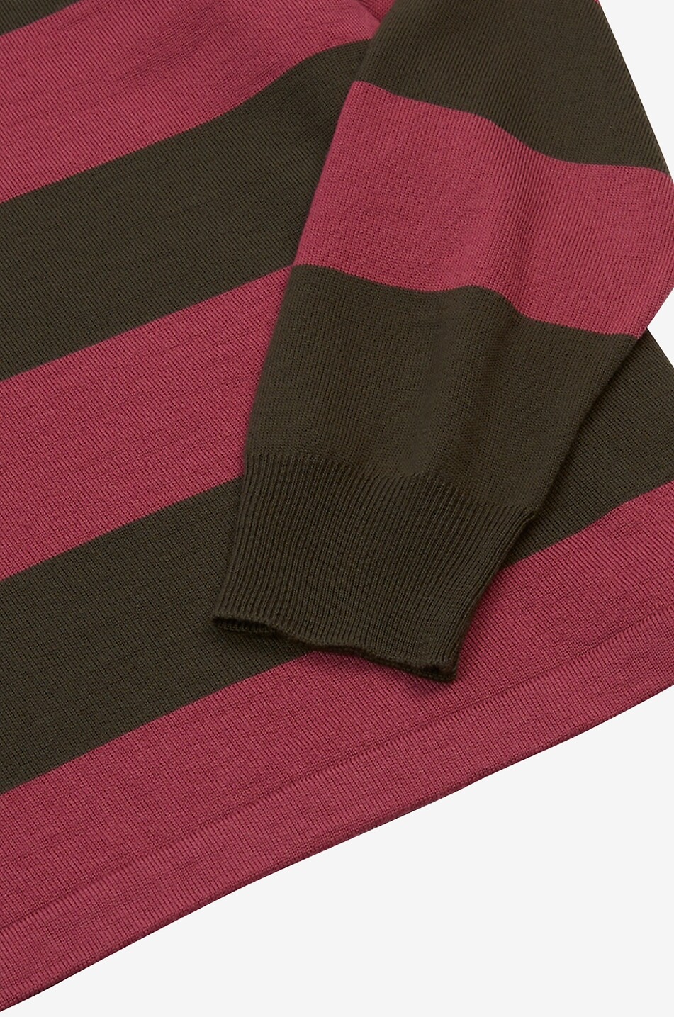 DRAKES Gestreiftes Rugby-Strickhemd aus Merinowolle Herren BUNT 4