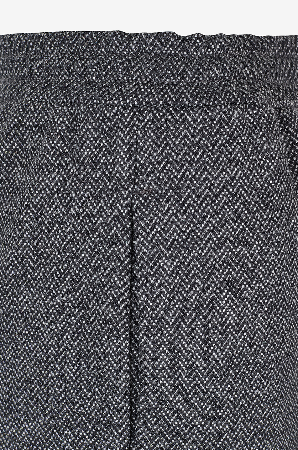 Pantalon droit à motif chevrons Zelma