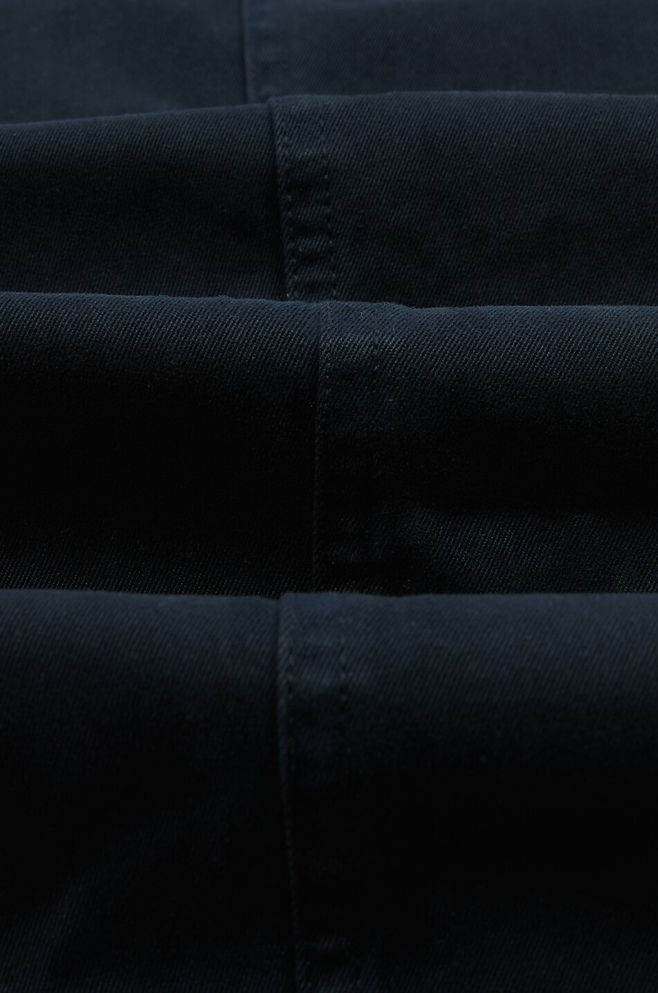 DRAKES Pantalon chino droit à plis en sergé de coton Homme BLEU FONCE 6