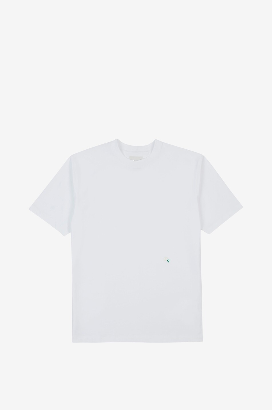 DRAKES Rundhals-Jersey-T-Shirt Horseshoe Herren WEISS 1
