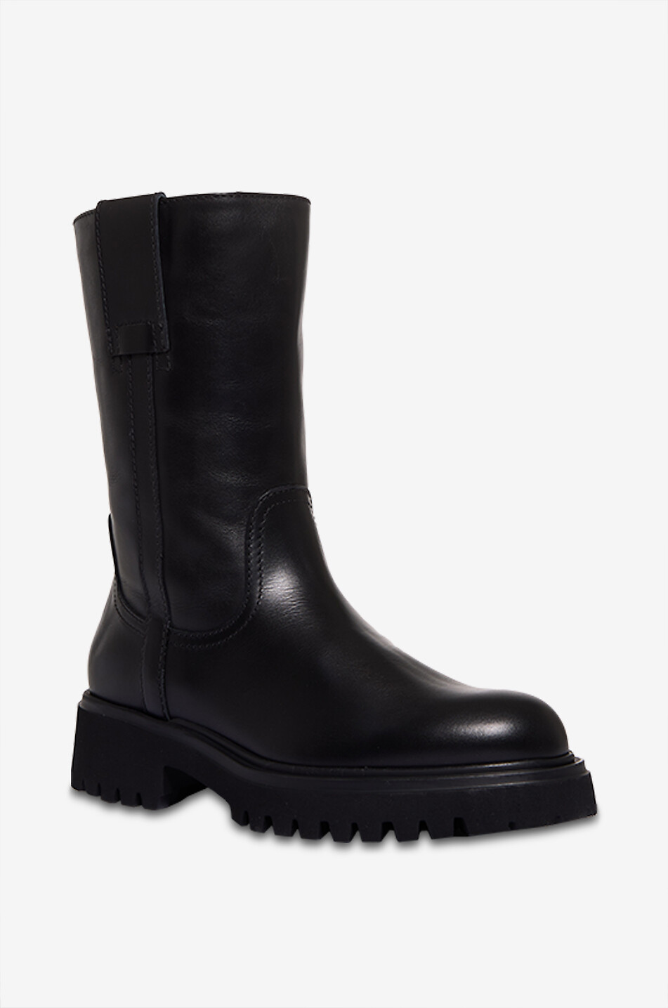 BONGÉNIE Bottines en cuir à doublure chaude Wien-Mo Ranch 40 Femme NOIR 1