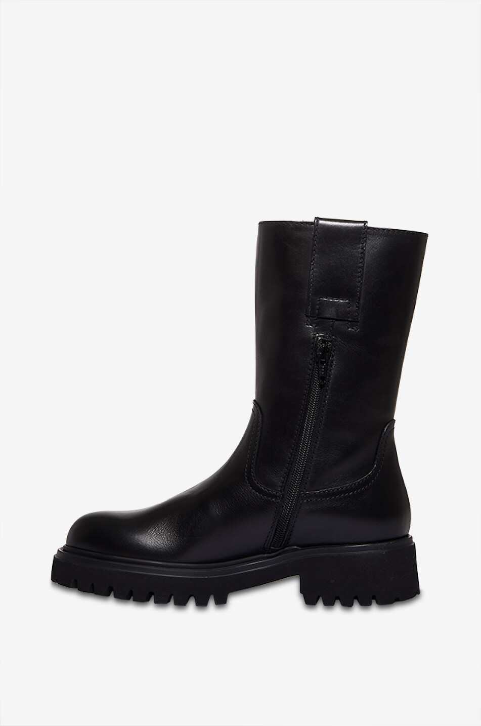 BONGÉNIE Bottines en cuir à doublure chaude Wien-Mo Ranch 40 Femme NOIR 3
