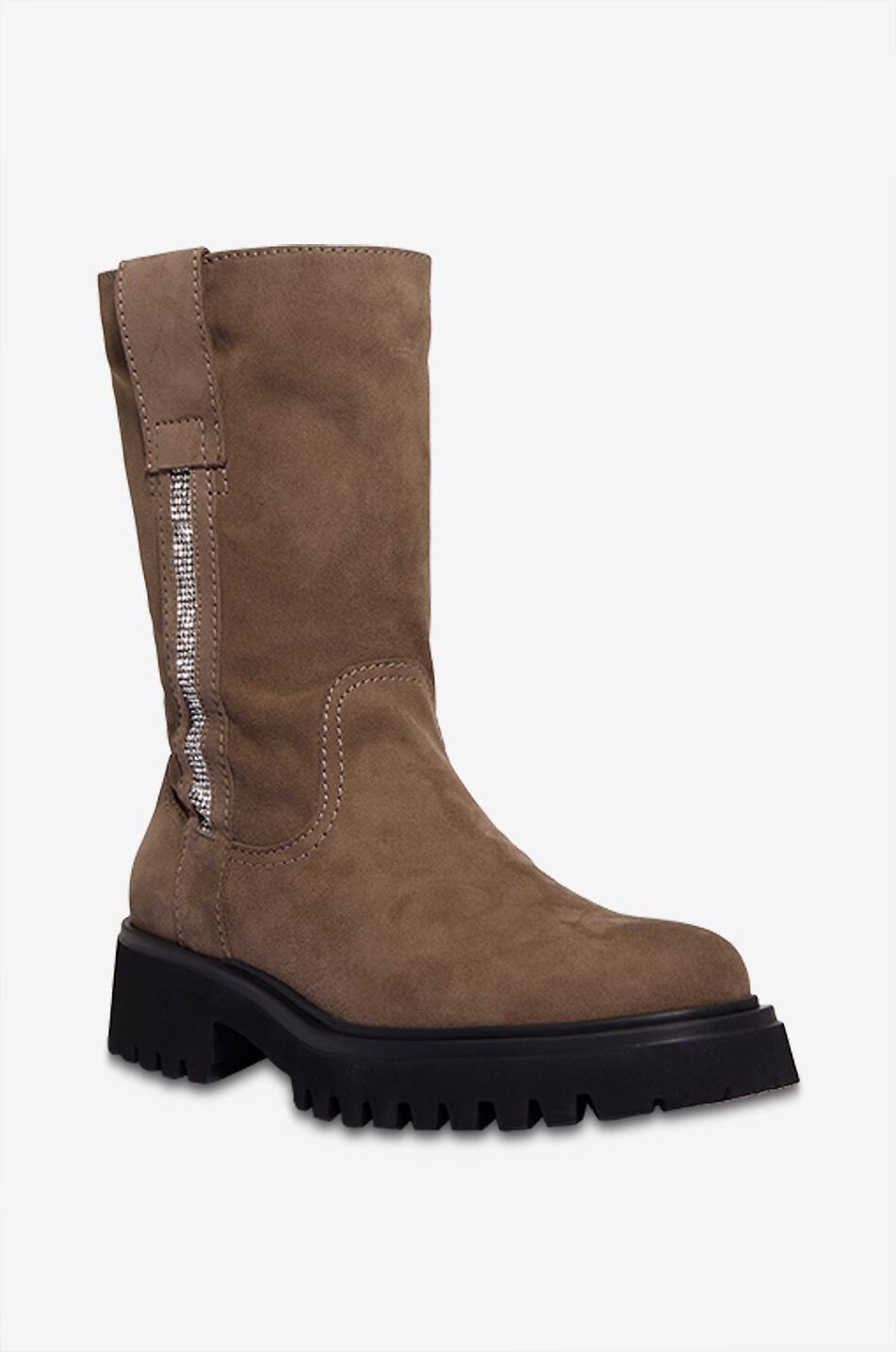 Bottines en daim à strass Whitley-Mo Camoscio 40