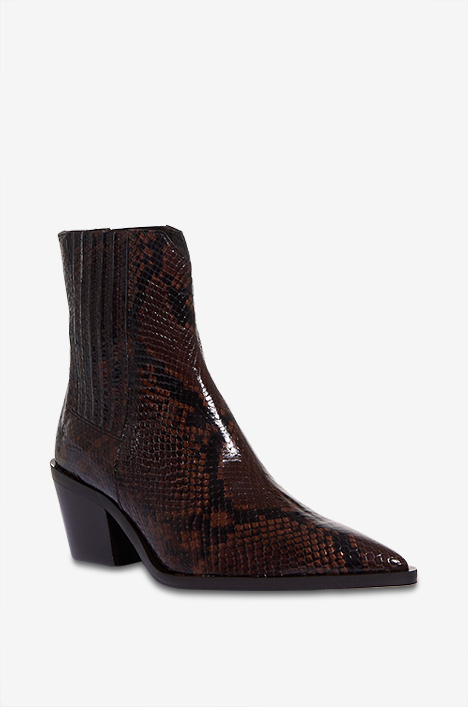 Ashton Madagascar Lux 60 snakeskin-embossed leather cowboy boots