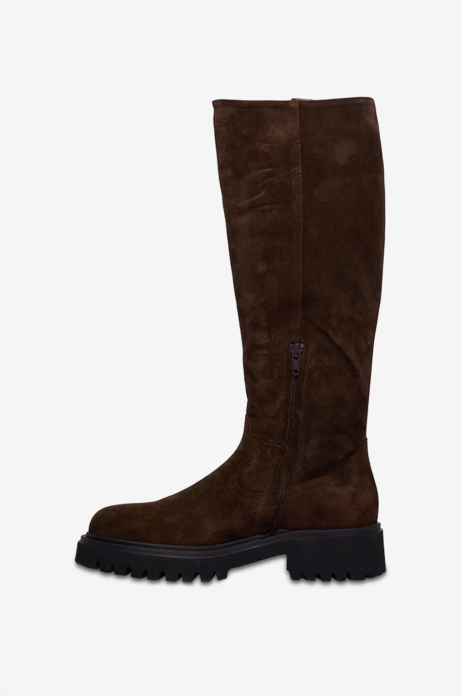 BONGÉNIE Bottes en daim à semelle épaisse Winton Velour 40 Femme MARRON FONCÉ 3