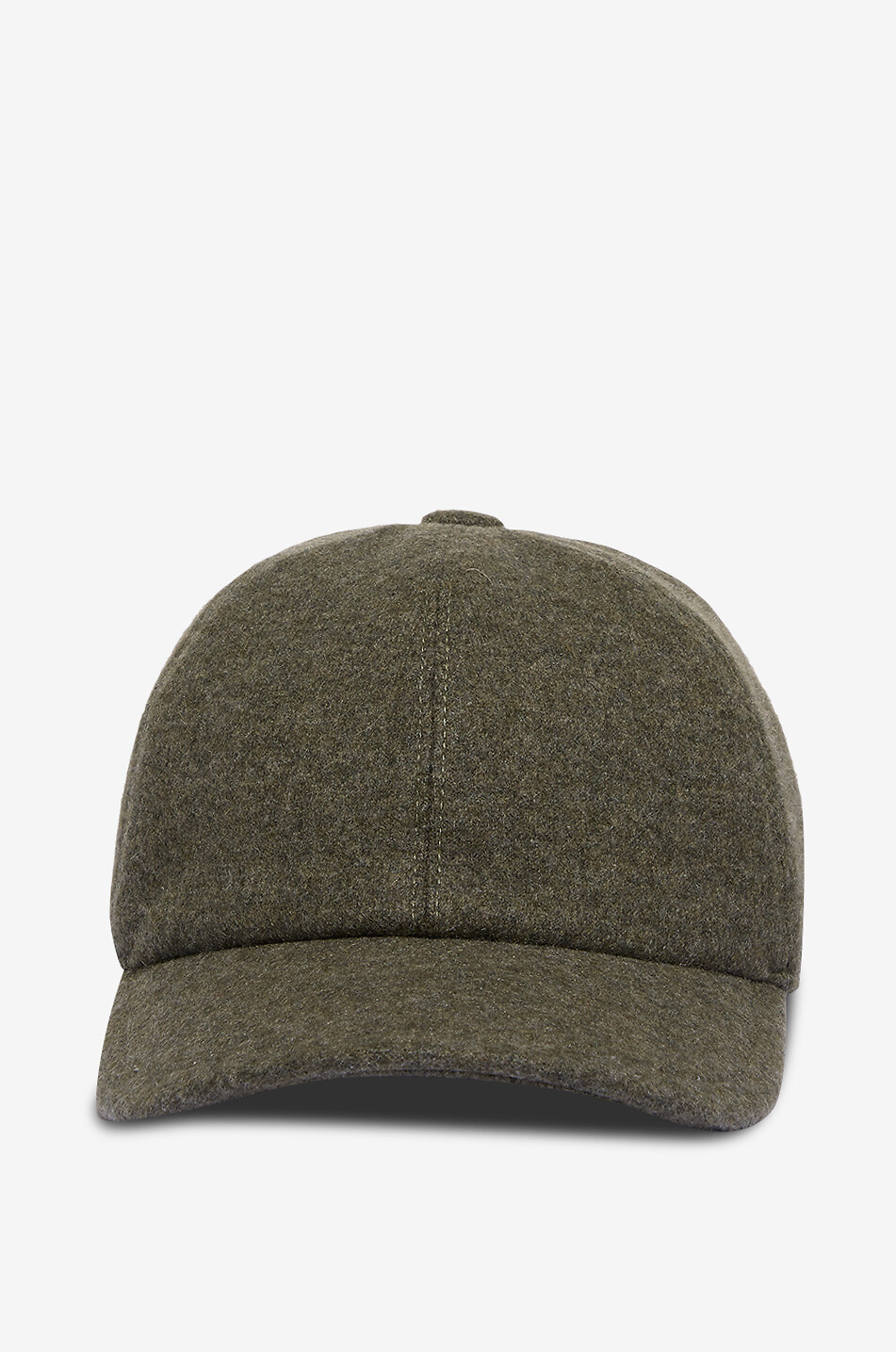 FEDELI Land flannel cap Men MEDIUM GREEN 1