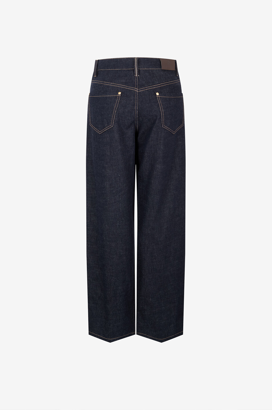 BRUNELLO CUCINELLI Dunkle Jeans The Loose Barrel Damen DUNKELBLAU 2