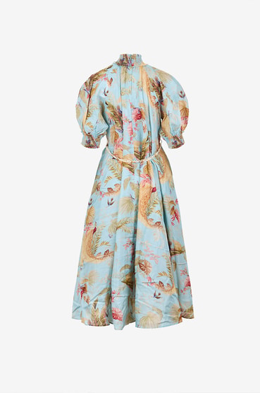 zimmermann wylie embroidered billow dress Buy Zimmermann Neutral Wylie Embroidered Billow Midi Dress in Linen For Women Online